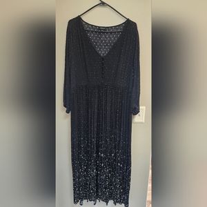 Torrid dress. Black with flower detail. Size 1